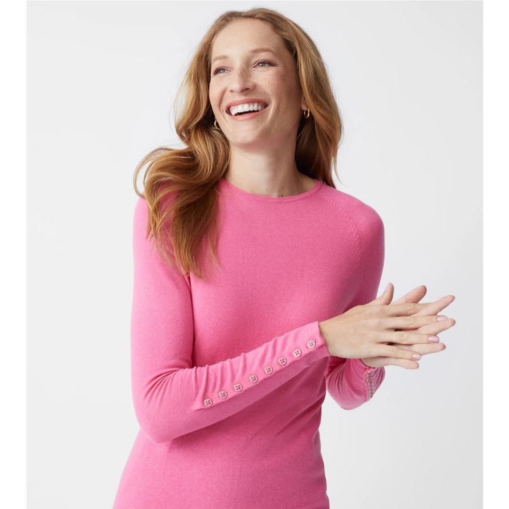 J. McLaughlin Jaymey Sweater Bright Pink